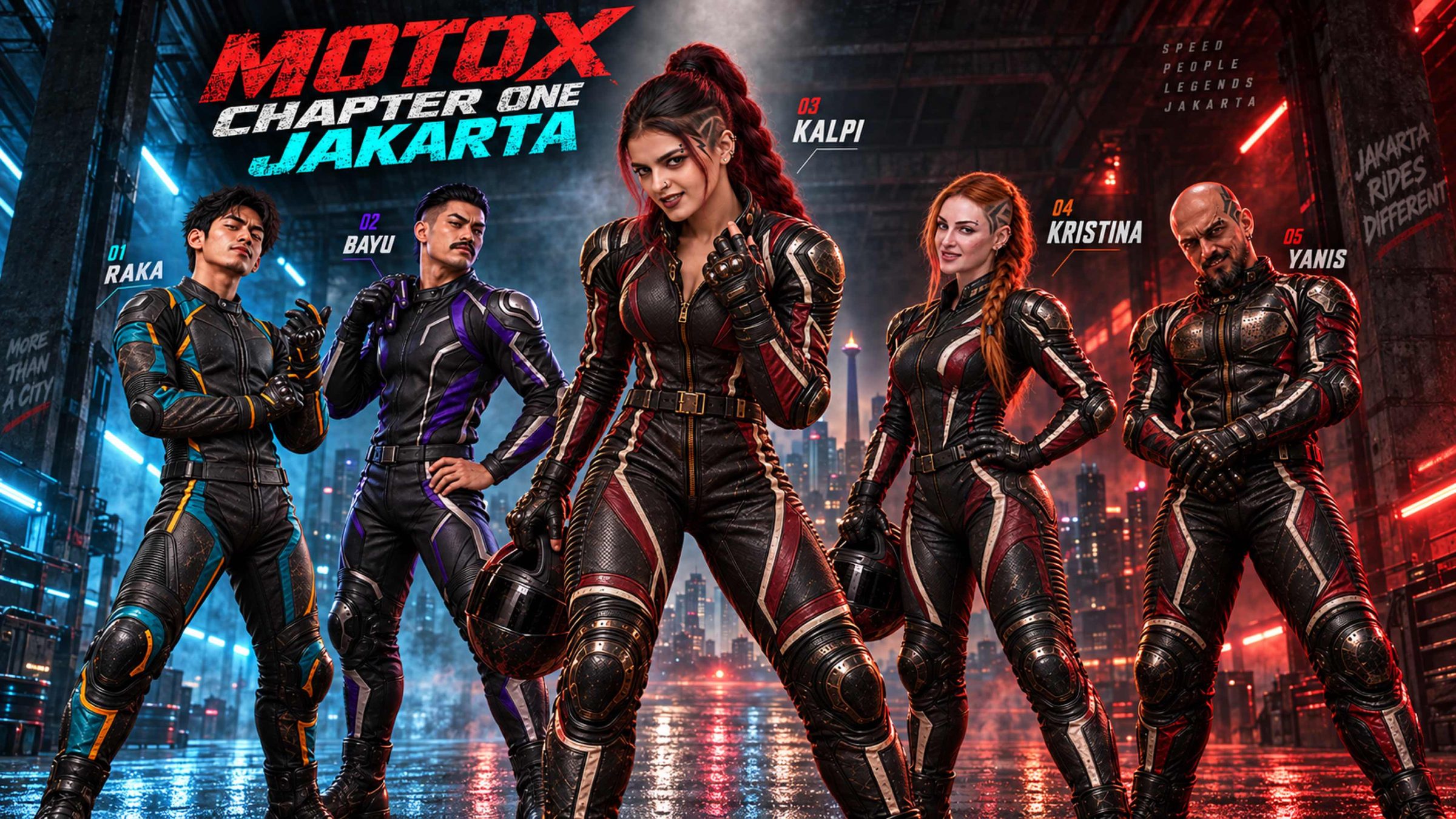 The five Jakarta crew leaders