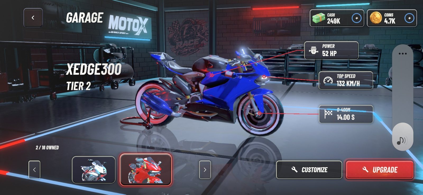 X-EDGE #01 in the garage
