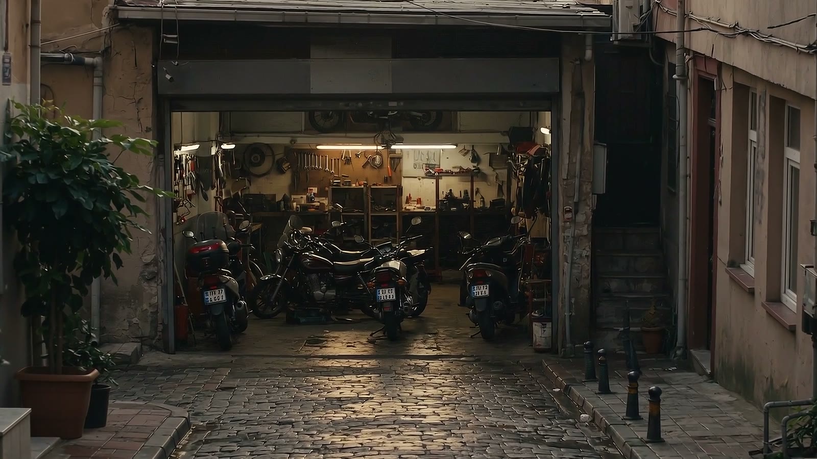 The Doctor working in his Kadıköy garage